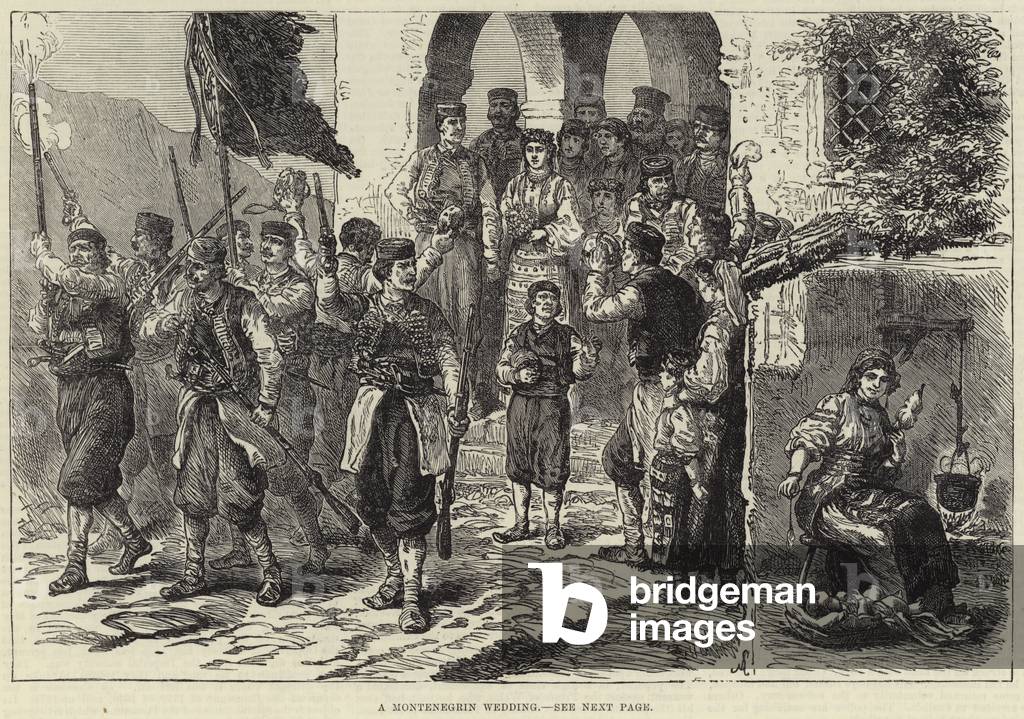A Montenegrin Wedding (engraving)