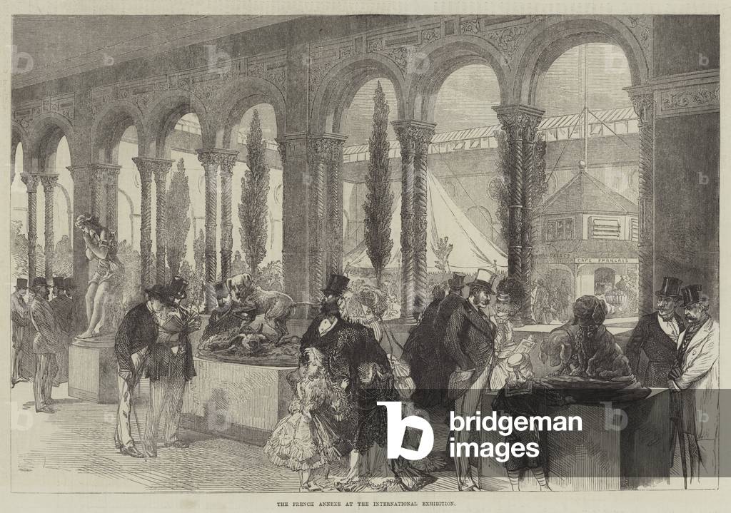 The French Annexe at the International Exhibition (engraving)