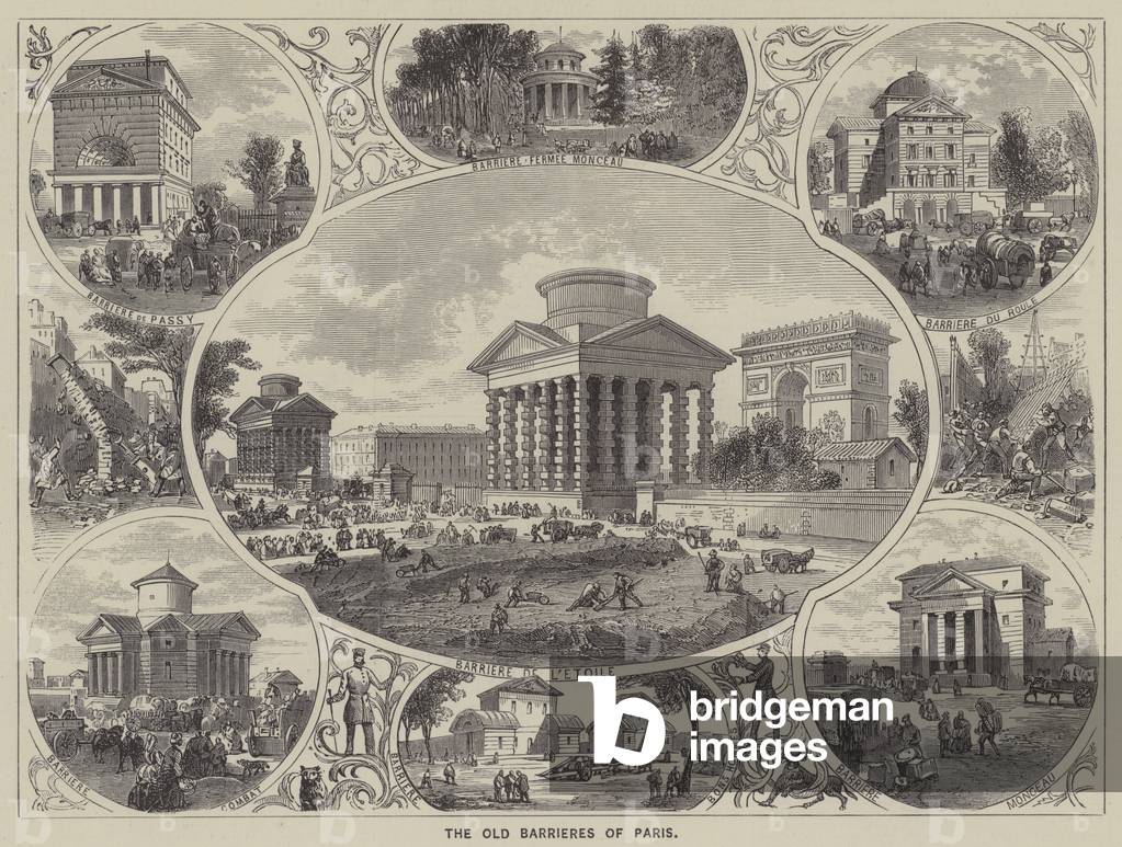 The Old Barrieres of Paris (engraving)