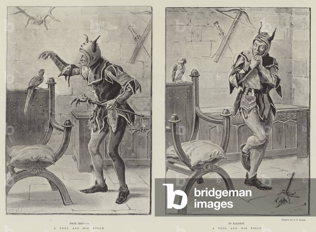 A Fool and His Folly (litho)