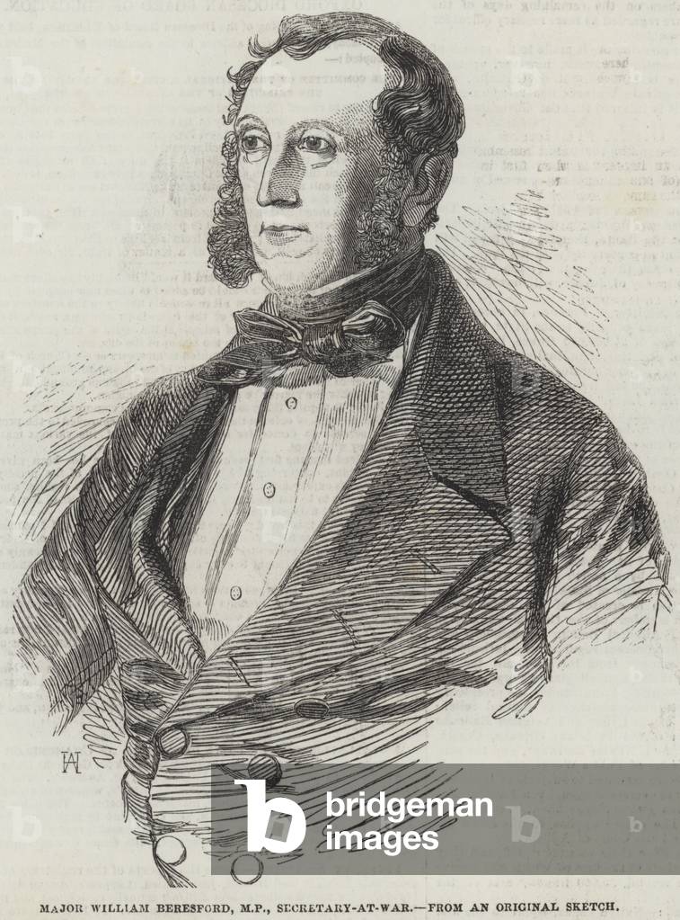 Major William Beresford, MP, Secretary-at-War (engraving)