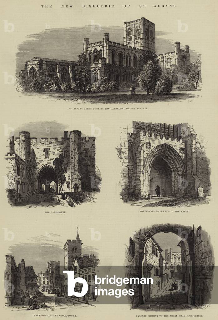 The New Bishopric of St Albans (engraving)