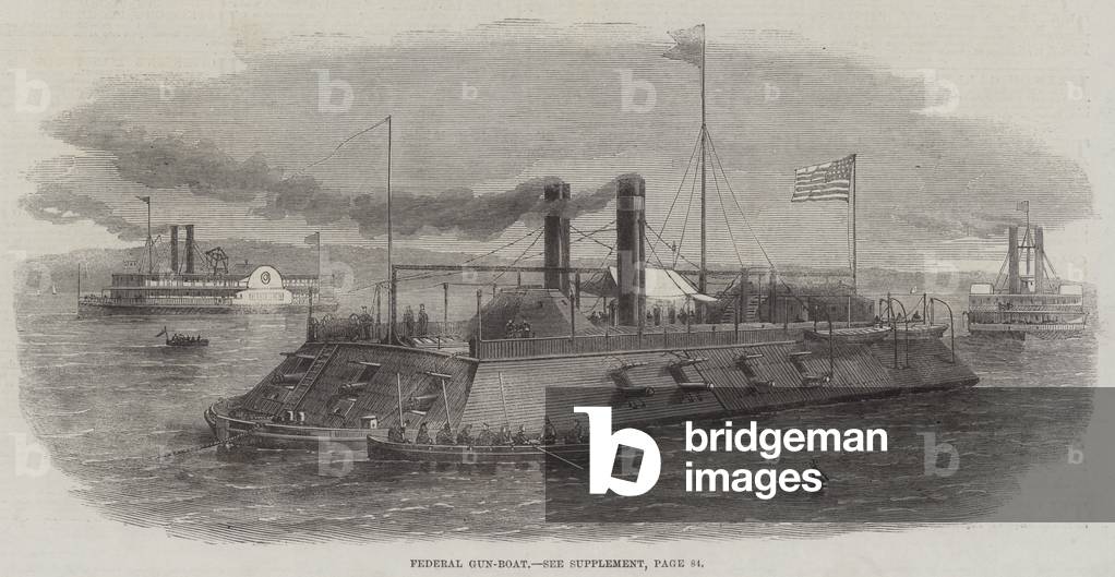 Federal Gun-Boat (engraving)