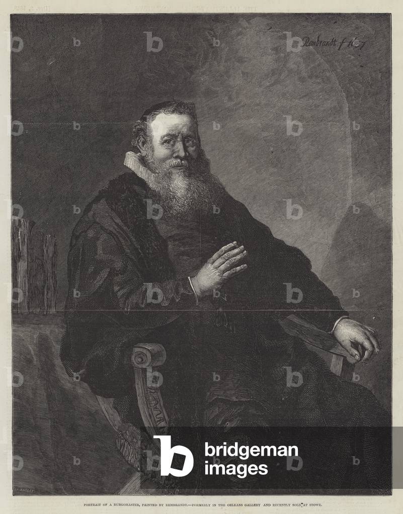 Portrait of a Burgomaster (engraving)