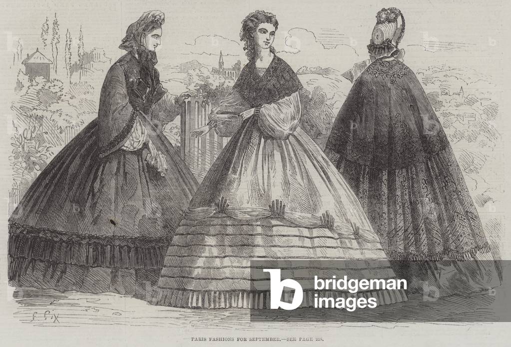 Paris Fashions for September (engraving)