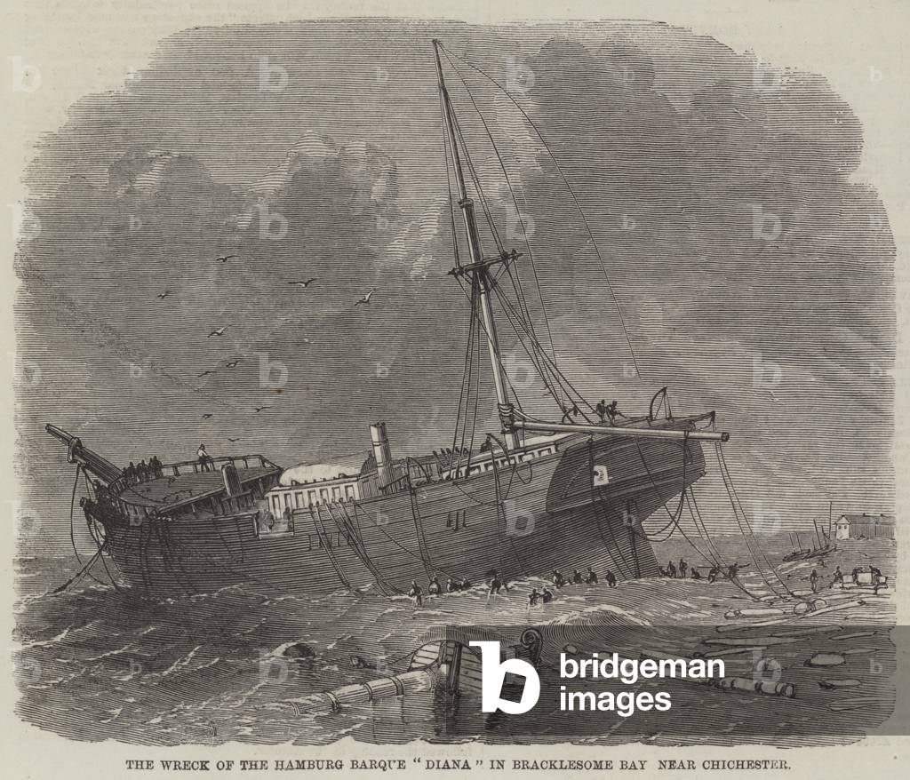 The Wreck of the Hamburg Barque 