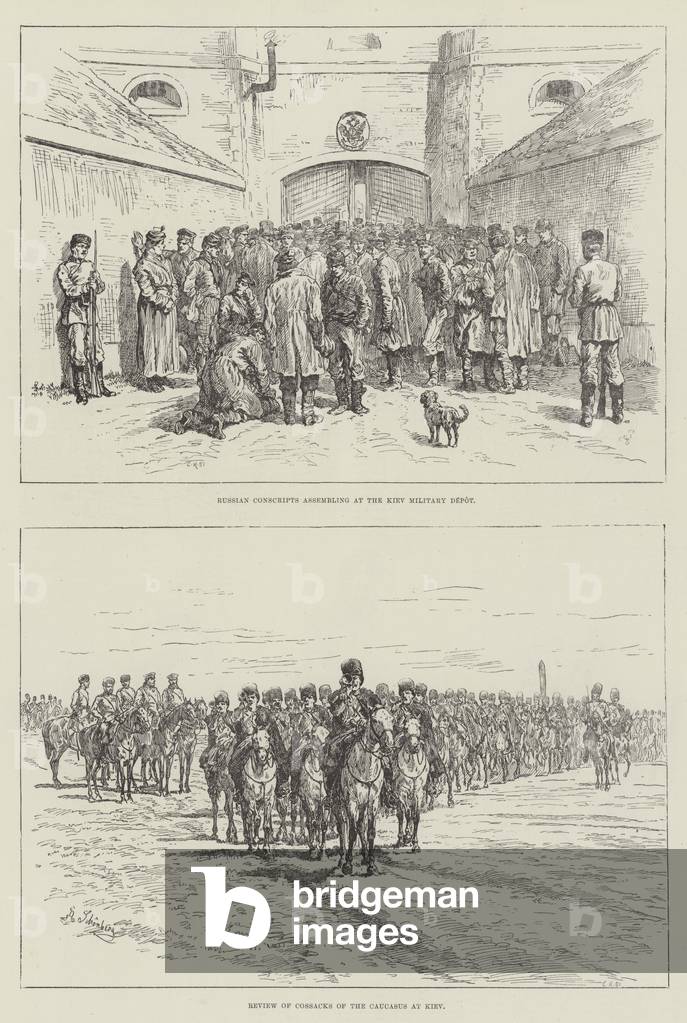 Military at Kiev (engraving)