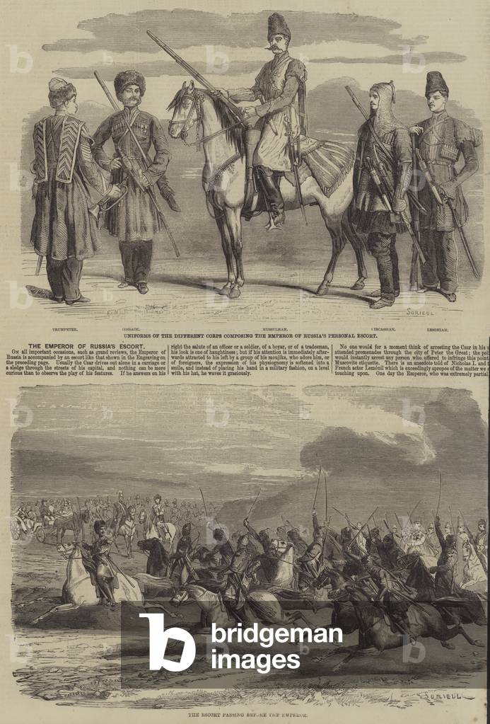 The Emperor of Russia's Escort (engraving)