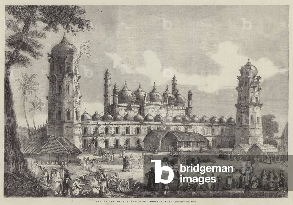 The Palace of the Nawab of Moorshedabad (engraving)