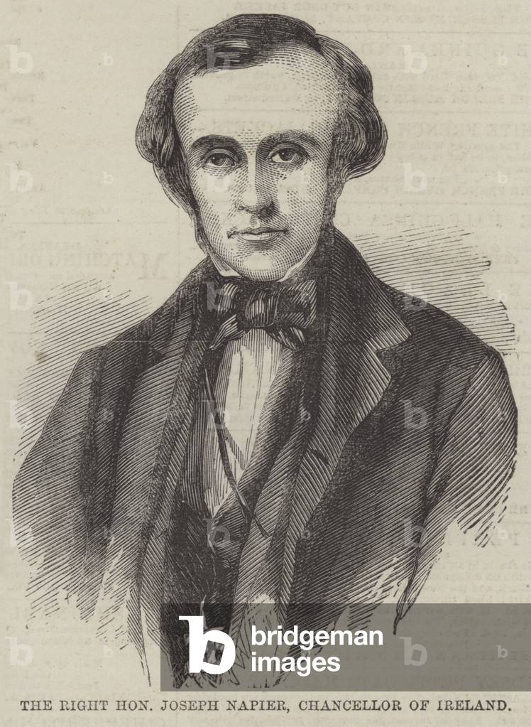 The Right Honourable Joseph Napier, Chancellor of Ireland (engraving)