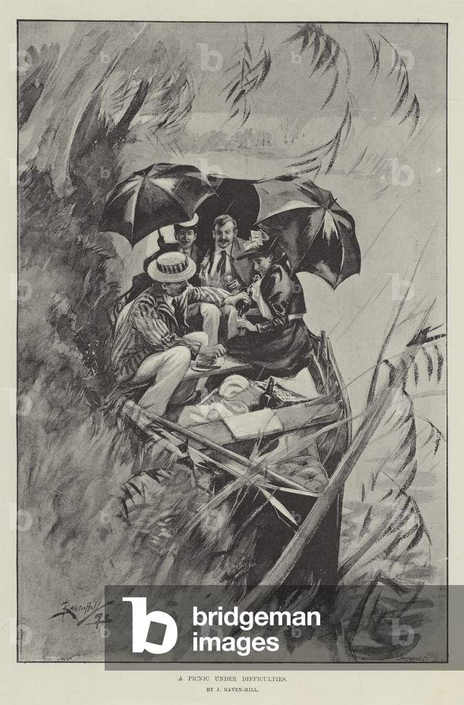 A Picnic under Difficulties (litho)