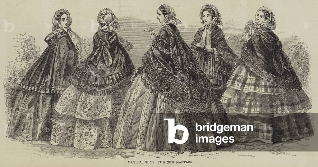May Fashions, the New Mantles (engraving)