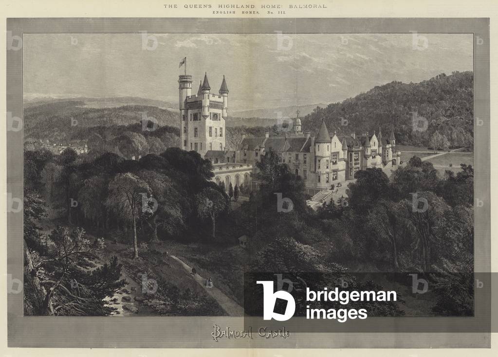 The Queen's Highland Home, Balmoral (engraving)