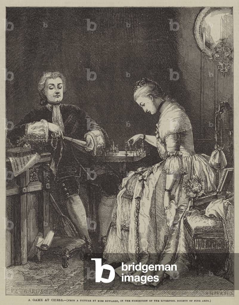 A Game at Chess (engraving)