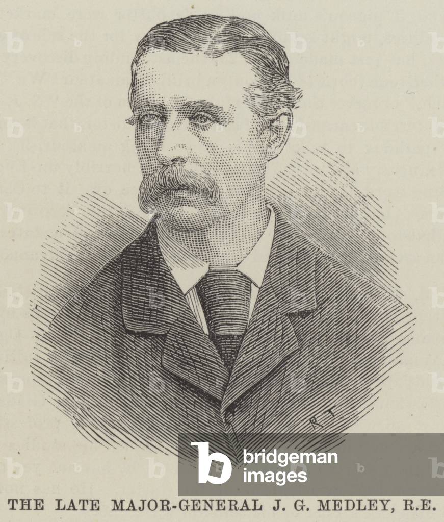 The late Major-General J G Medley, RE (engraving)