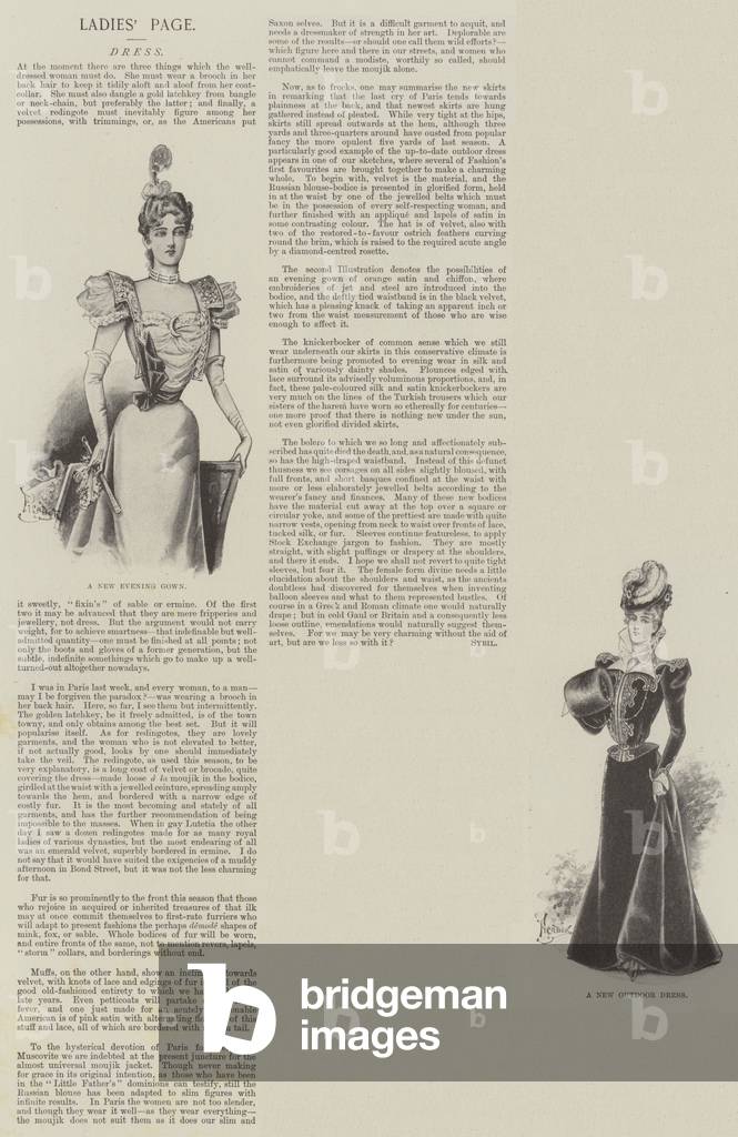 Ladies' Page (litho)