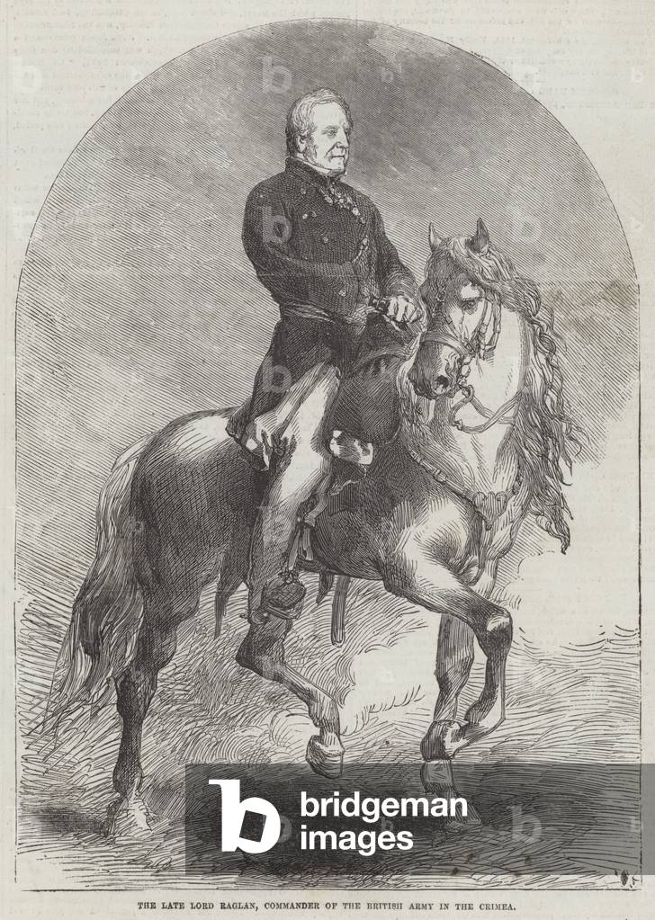 The late Lord Raglan, Commander of the British Army in the Crimea (engraving)