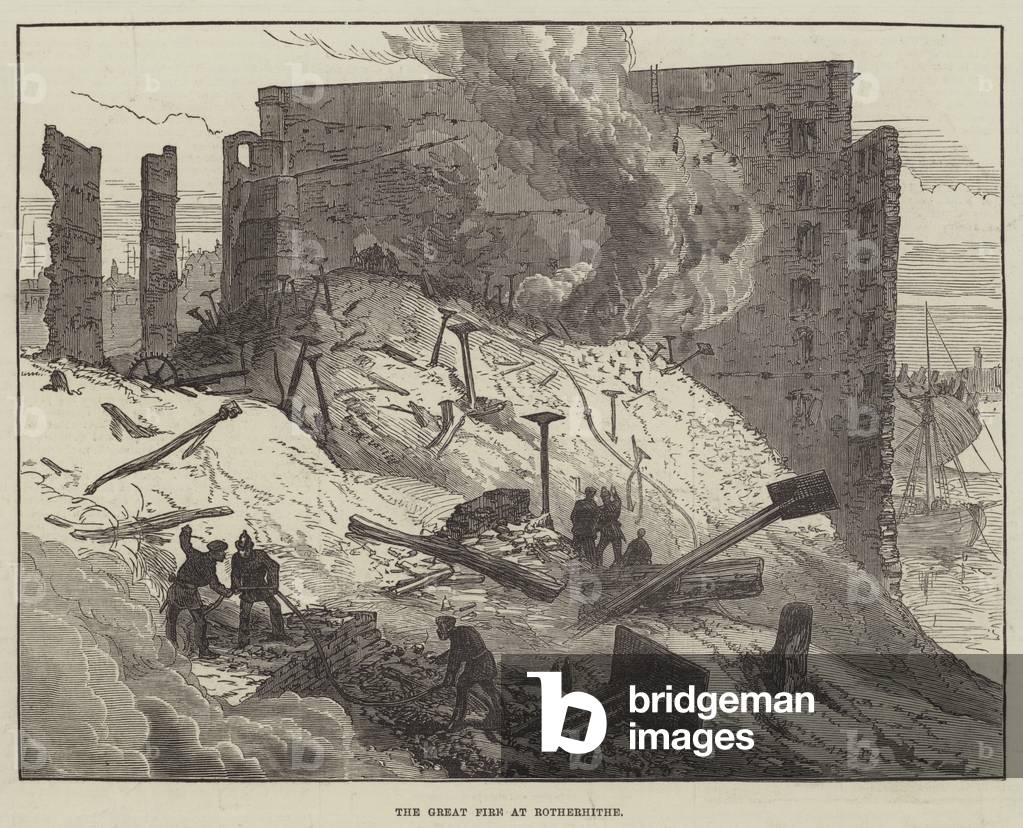 The Great Fire at Rotherhithe (engraving)
