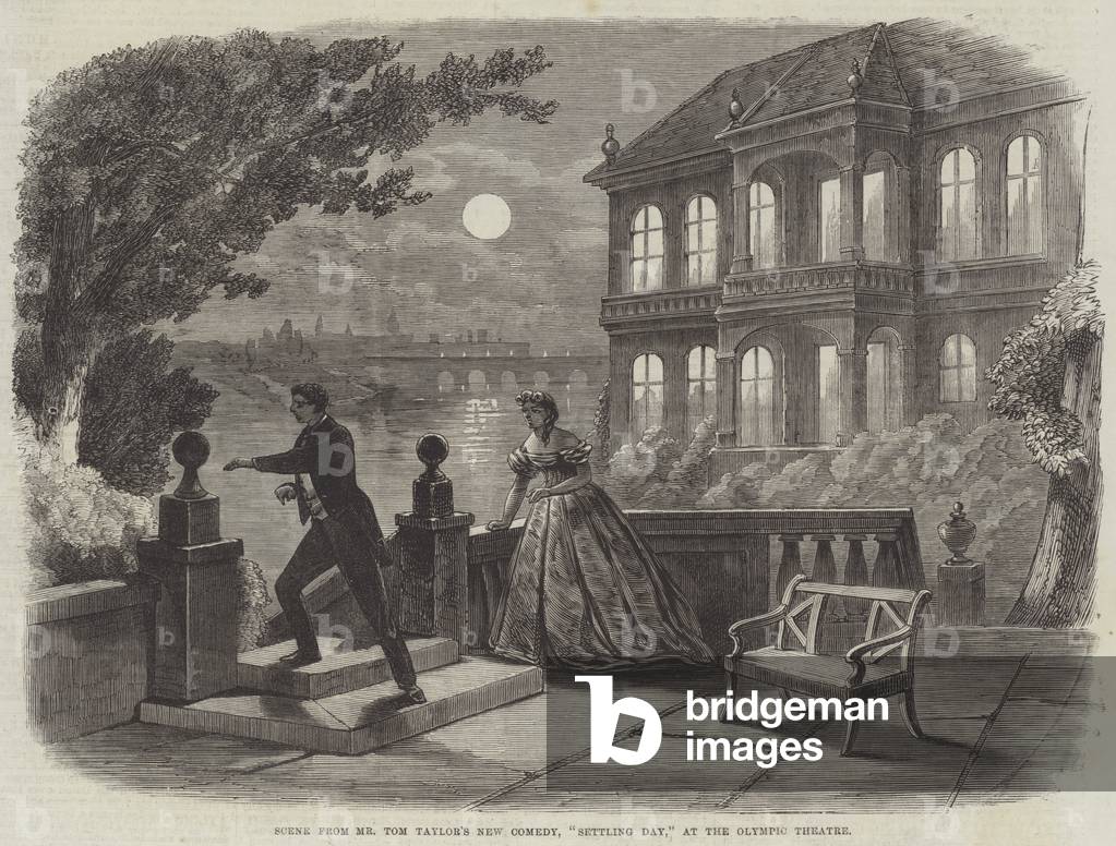 Scene from Mr Tom Taylor's New Comedy, 