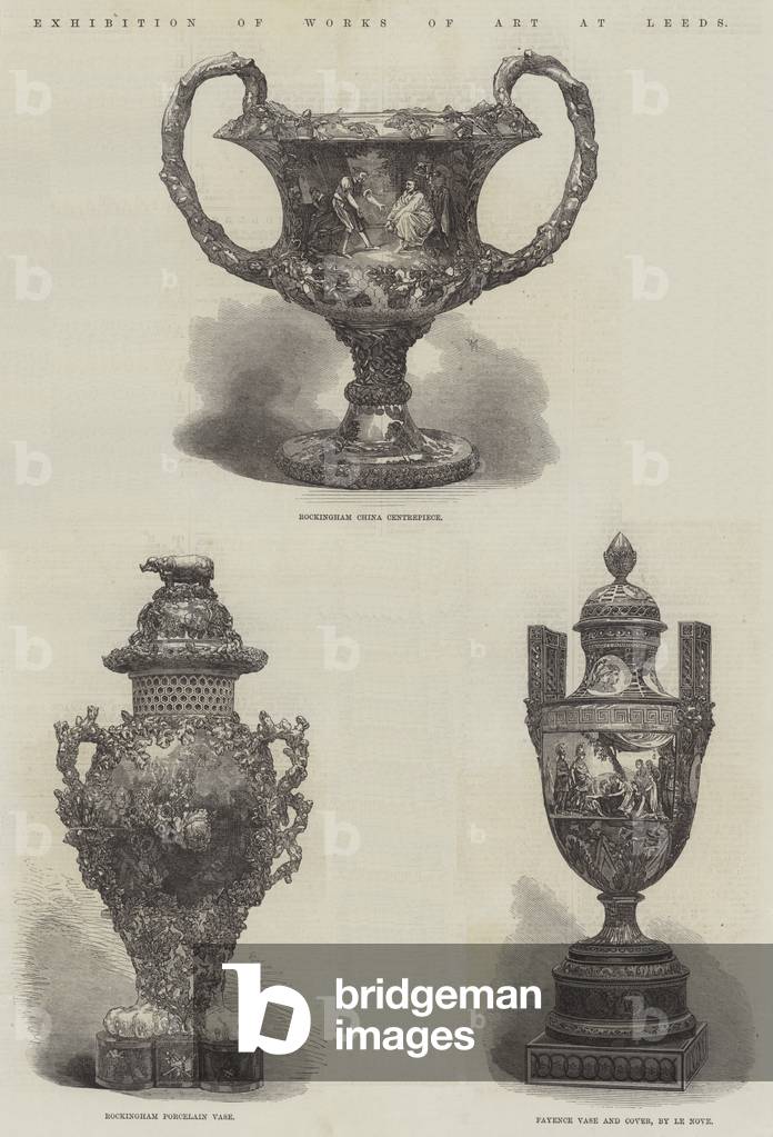 Exhibition of Works of Art at Leeds (engraving)