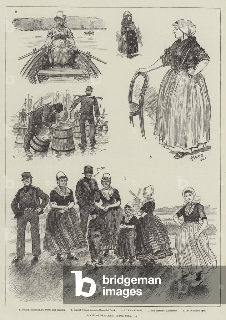 Rambling Sketches, Dutch Folk (engraving)