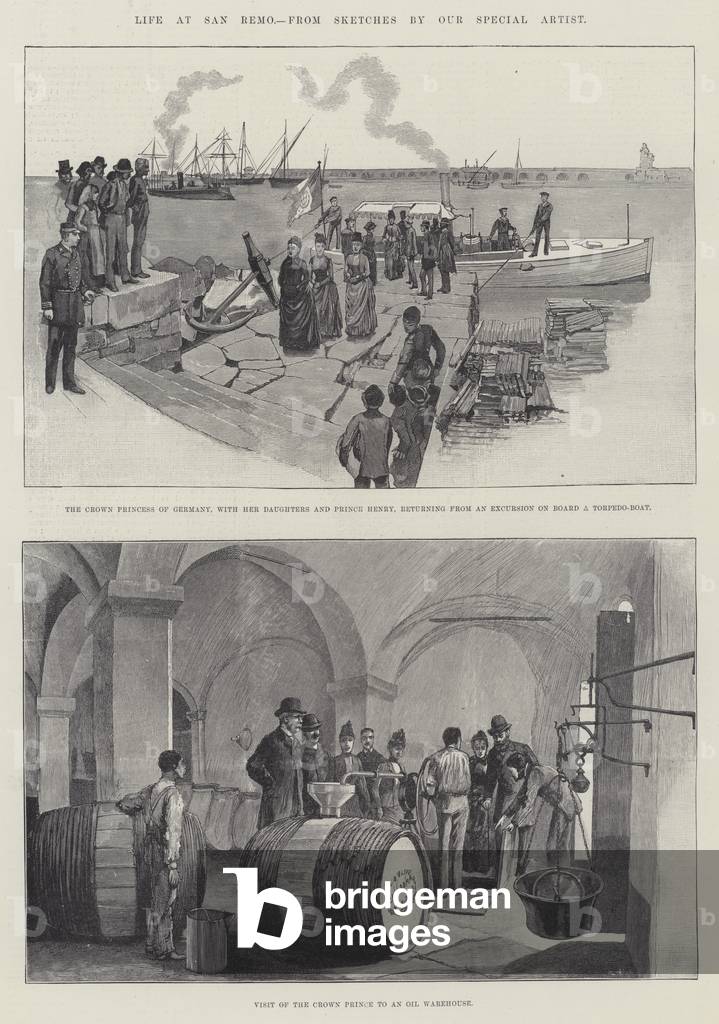 Life at San Remo (engraving)