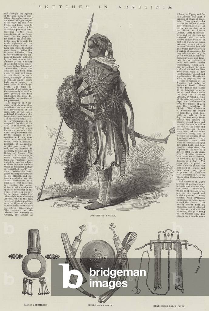 Sketches in Abyssinia (engraving)