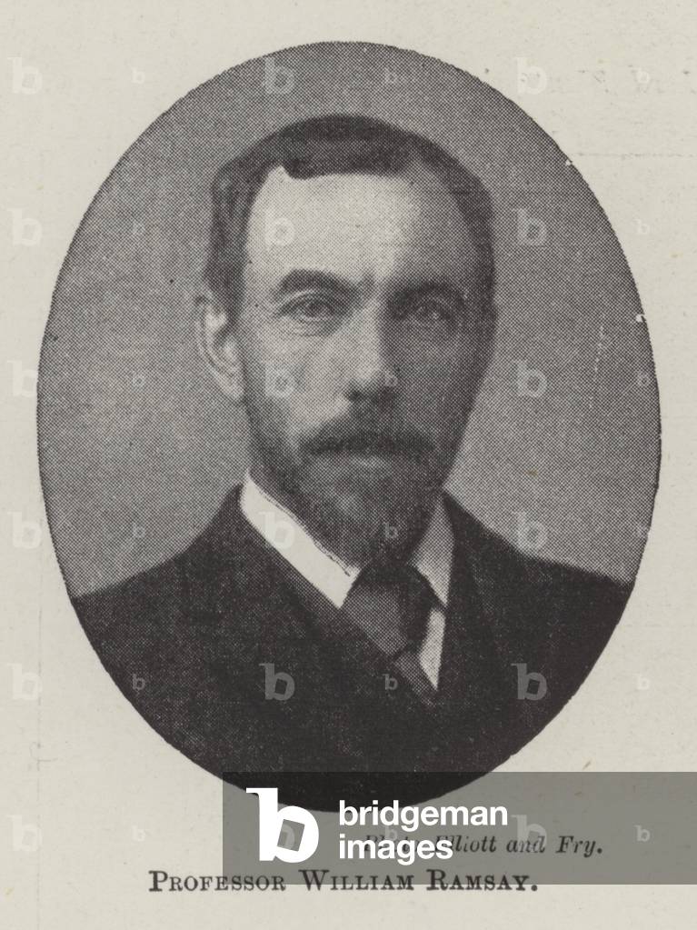 Professor William Ramsay (b/w photo)