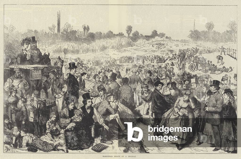 Hampstead Heath on a Holiday (engraving)