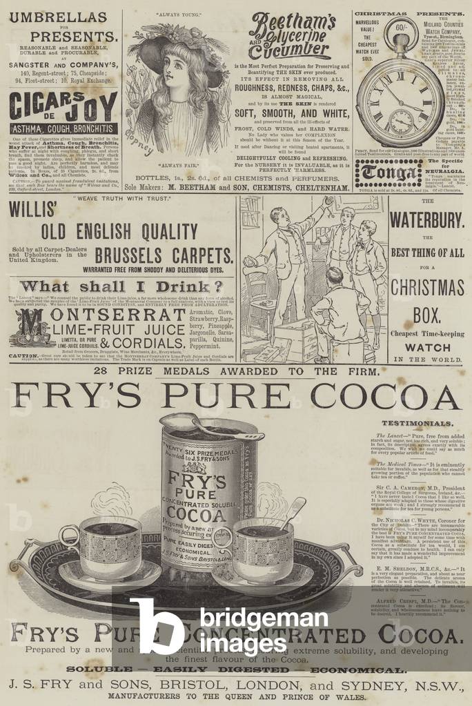 Page of Advertisements (engraving)