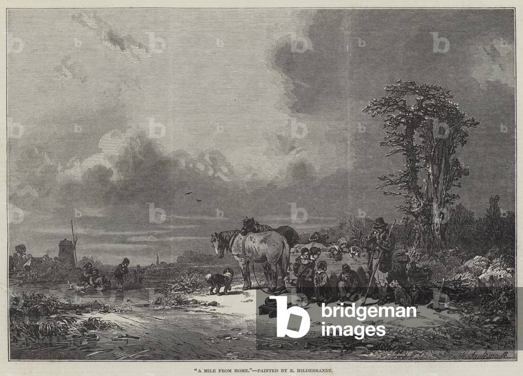 A Mile from Home (engraving)