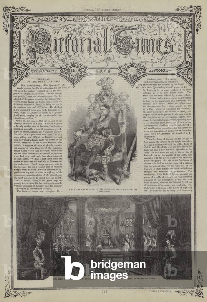 Funeral of the Duke of Sussex (engraving)