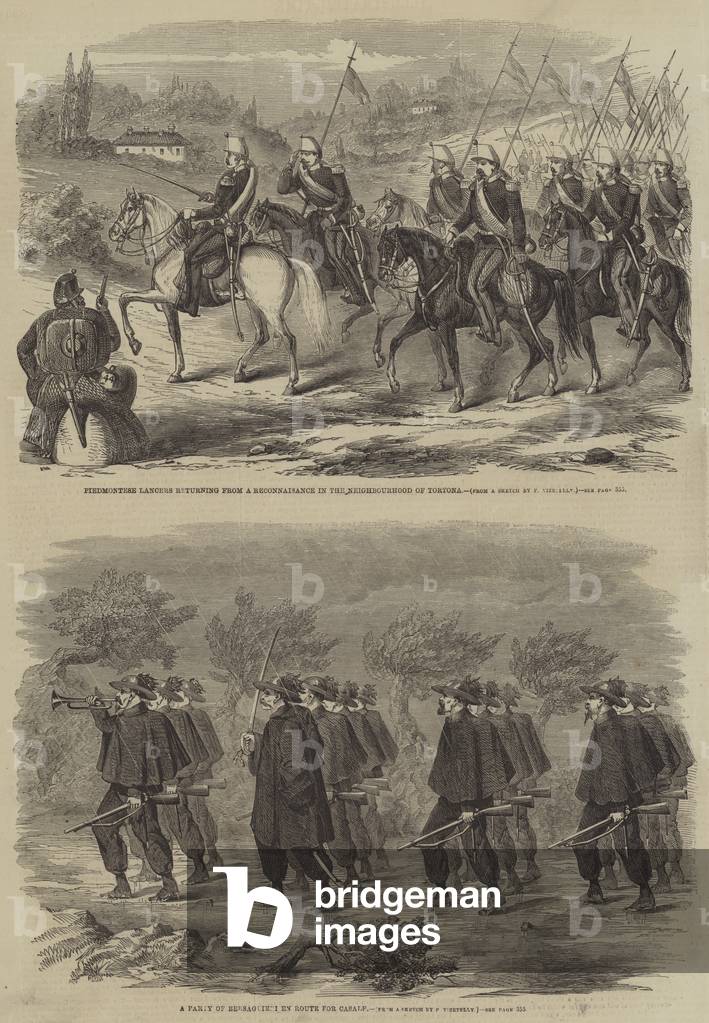 Second Italian War of Independence (engraving)