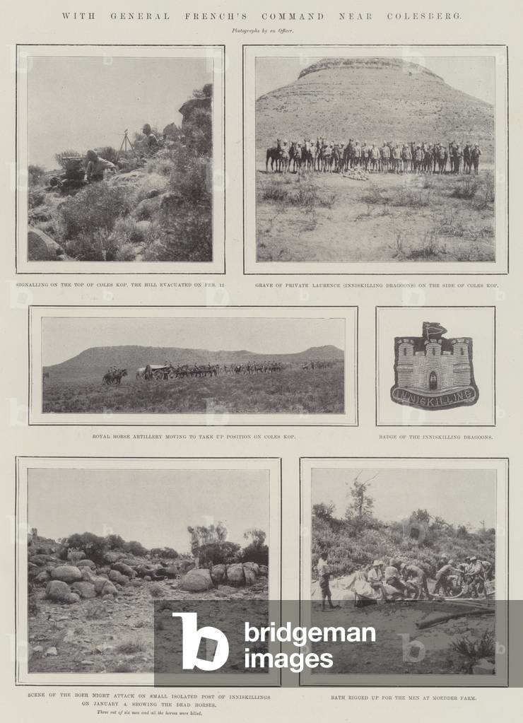 With General French's Command near Colesberg (b/w photo)