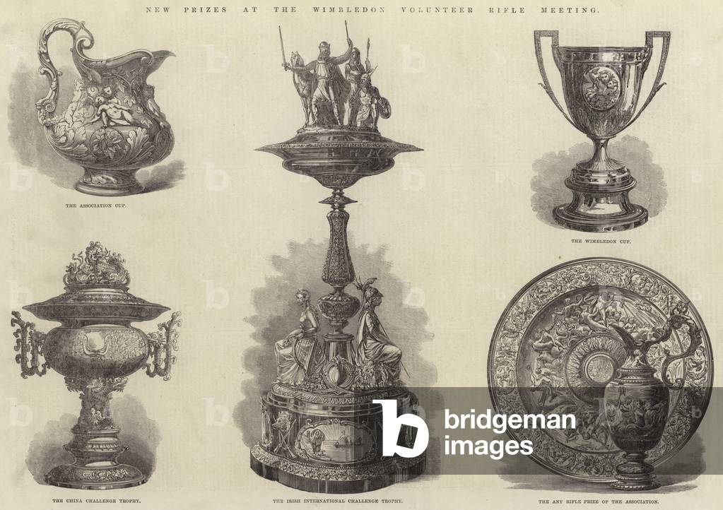 New Prizes at the Wimbledon Volunteer Rifle Meeting (engraving)