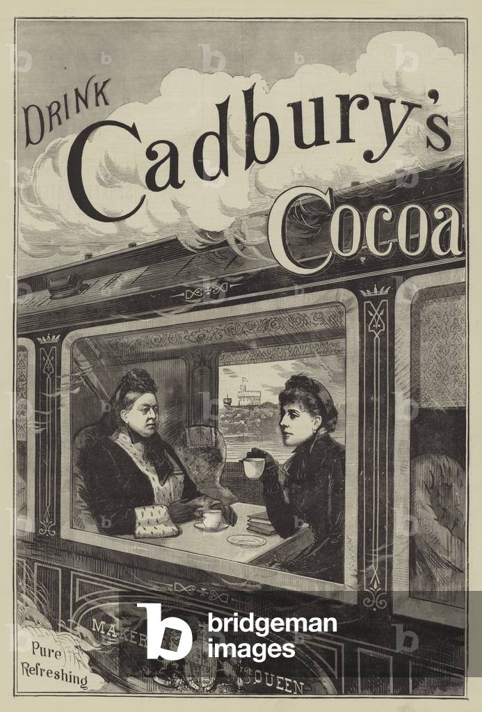 Advertisement for Cadbury's Cocoa (engraving)