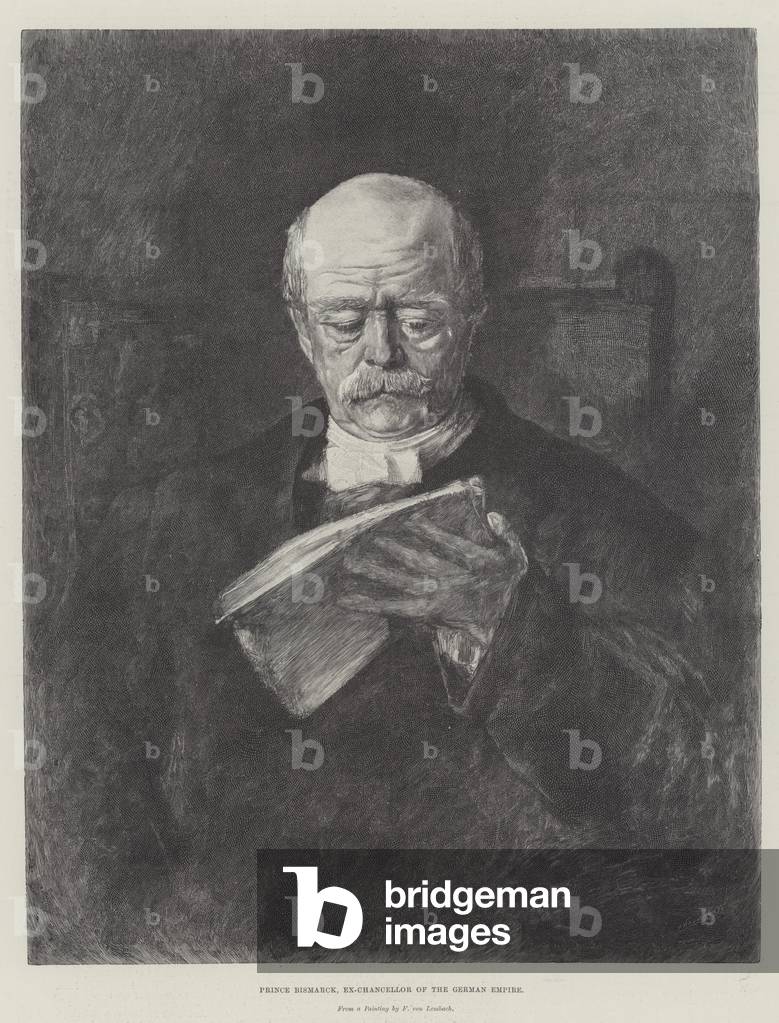 Prince Bismarck, Ex-Chancellor of the German Empire (engraving)