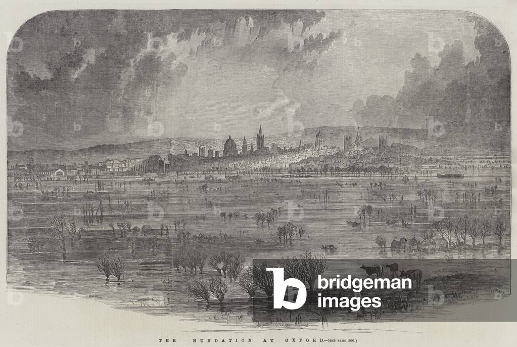 The Inundation at Oxford (engraving)