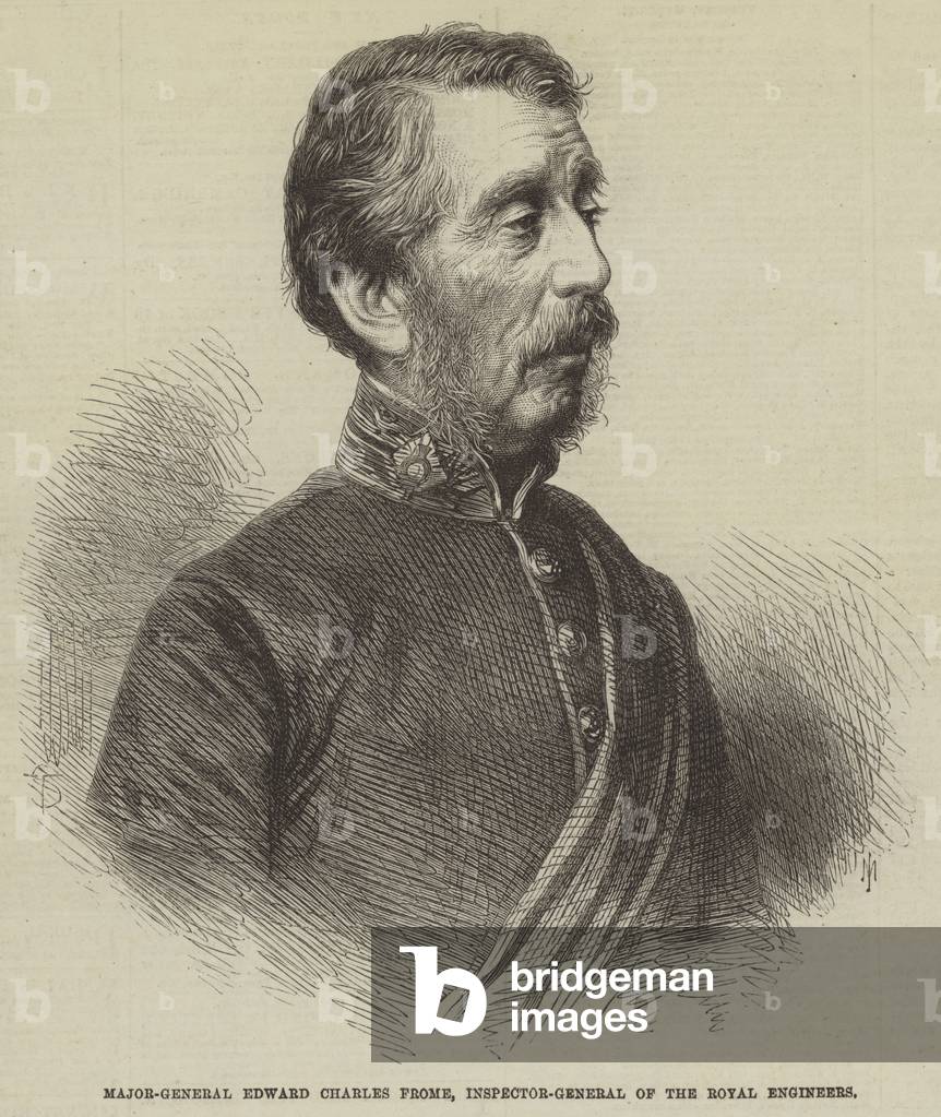 Major-General Edward Charles Frome, Inspector-General of the Royal Engineers (engraving)
