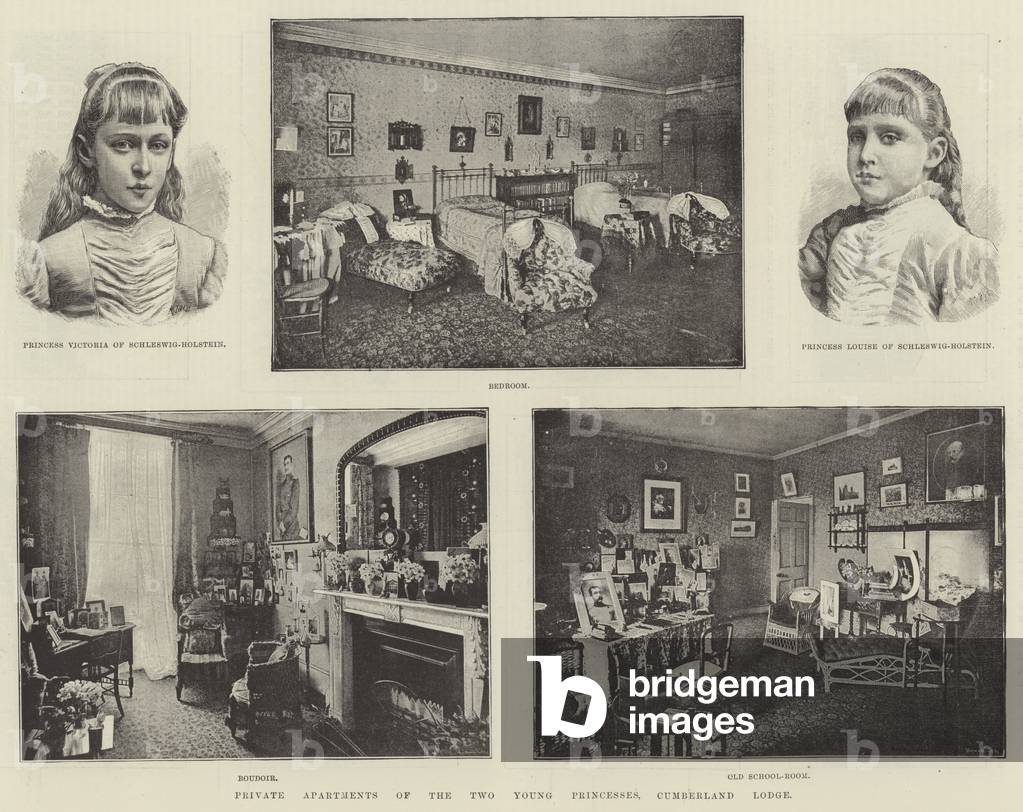 Private Apartments of the Two Young Princesses, Cumberland Lodge (engraving)