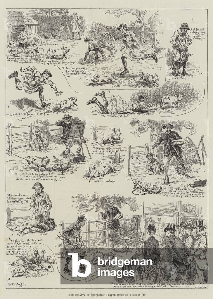 The Penalty of Perfection, Experiences of a Model Pig (engraving)