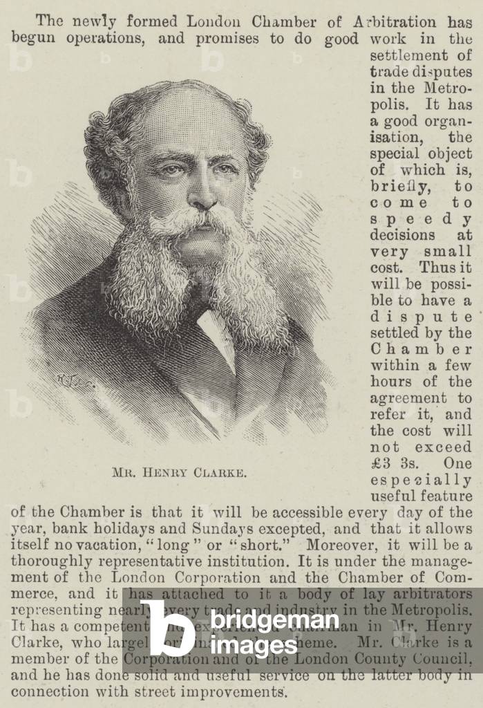 Mr Henry Clarke (engraving)