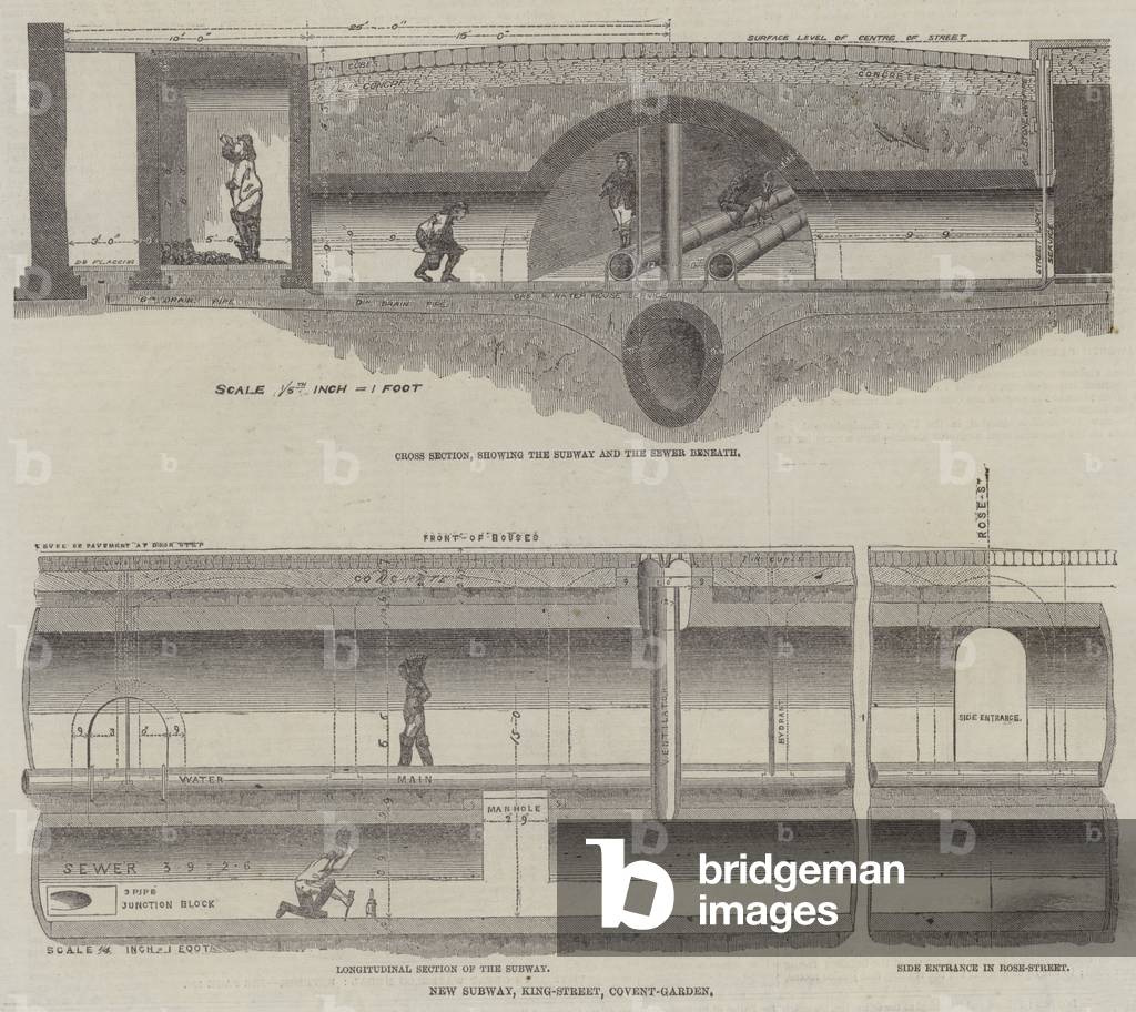 Subway, Covent Garden Approach (engraving)
