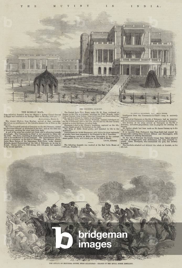 The Mutiny in India (engraving)