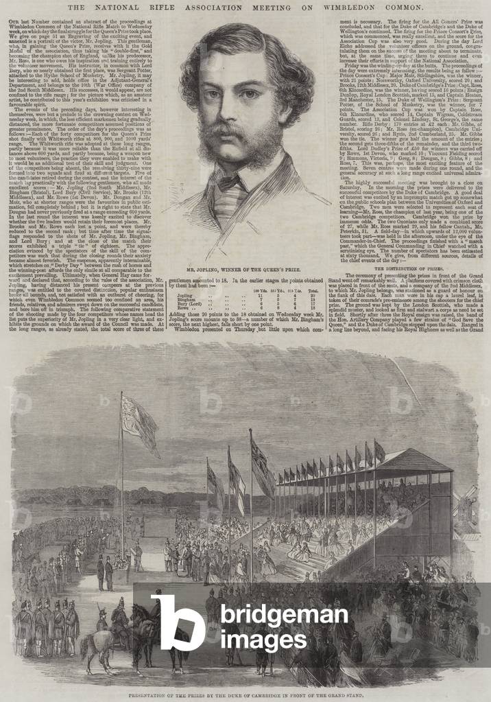 The National Rifle Association Meeting on Wimbledon Common (engraving)