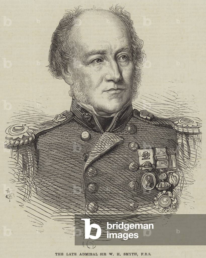 The late Admiral Sir W H Smyth, FRS (engraving)