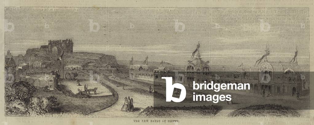 The New Baths at Dieppe (engraving)