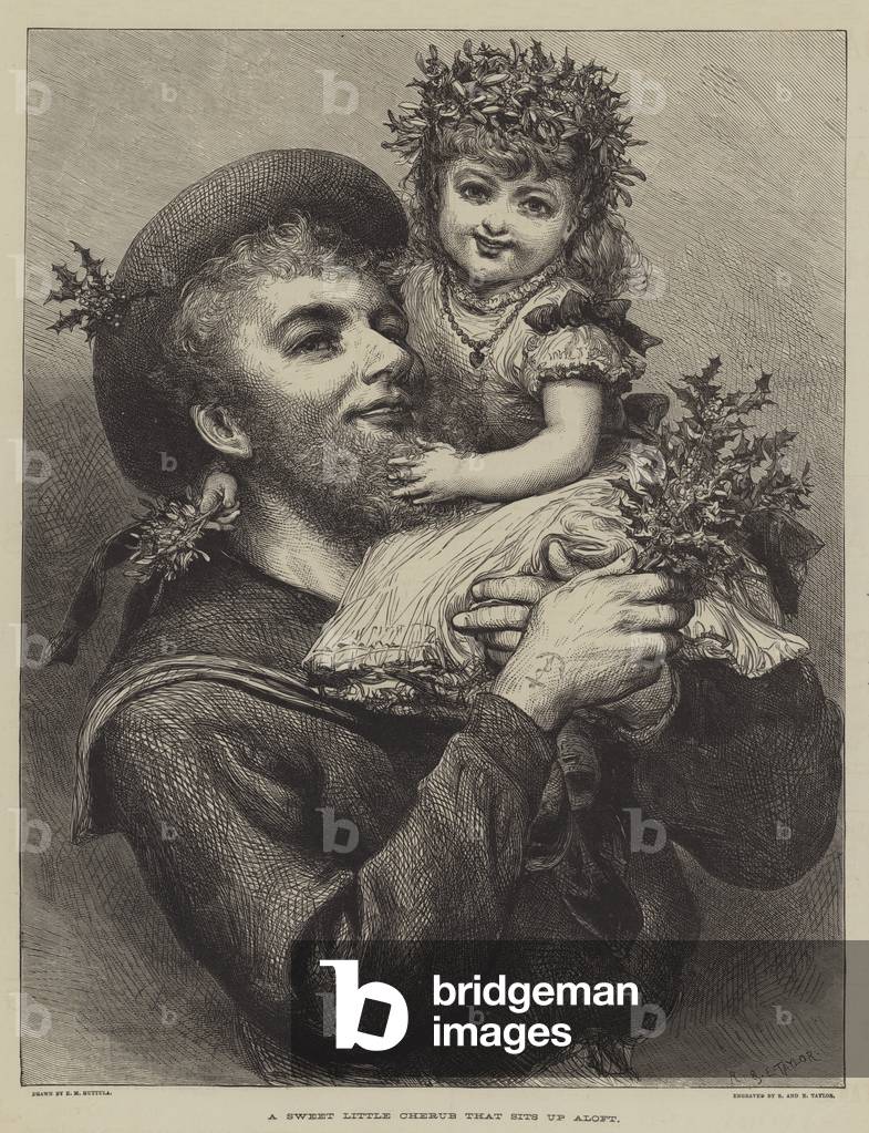 A Sweet Little Cherub that sits up aloft (engraving)