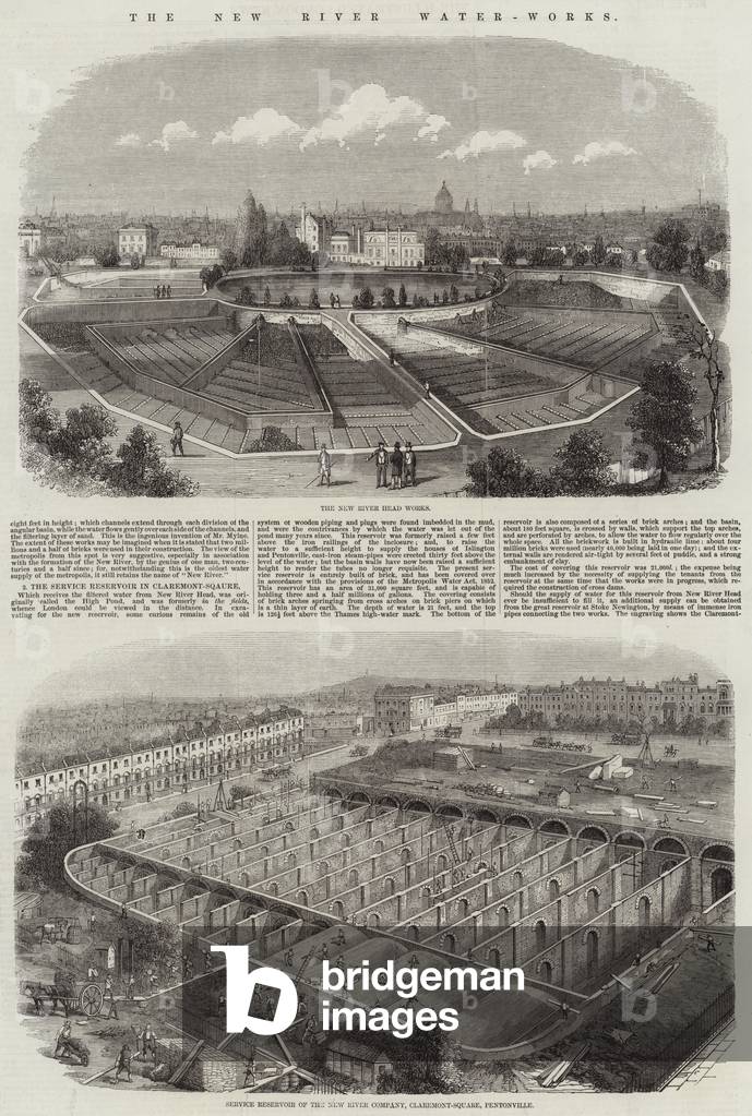 The New River Water-Works (engraving)