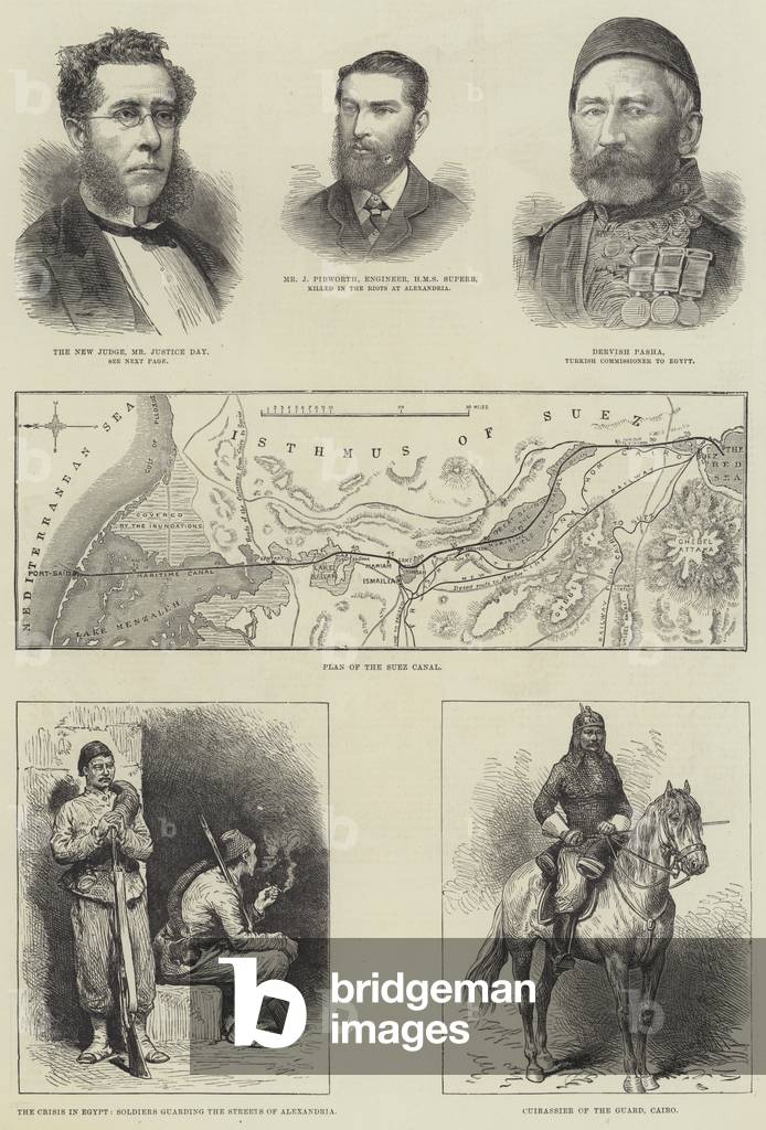 The Crisis in Egypt (engraving)